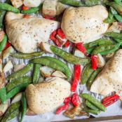 Chicken and Vegetables Sheet-Pan Meal